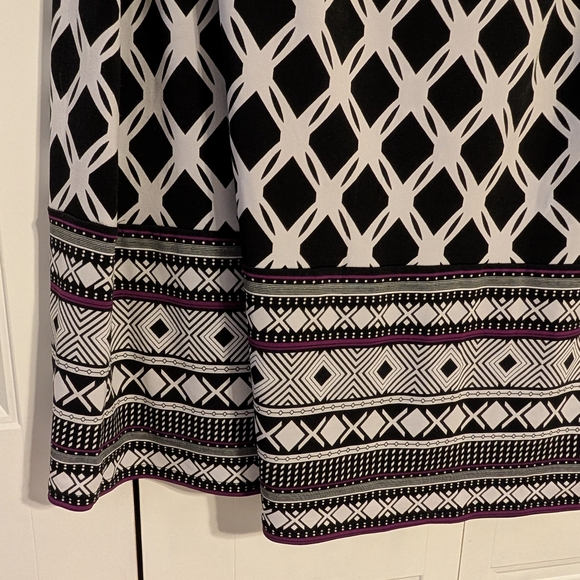 41 Hawthorn Black and White Patterned Dress - Picture 2 of 5